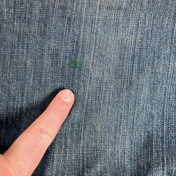 Levis RED Collection Low Trouser Boot Cut Medium Wash Jeans 34 X 30 Rare Women’s - Picture 13 of 16